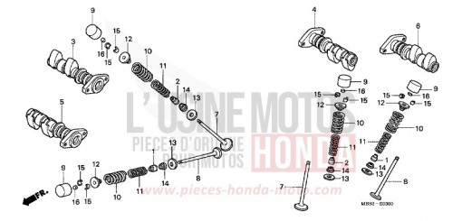ALBERO A CAMME/VALVOLA VTR1000FV di 1997